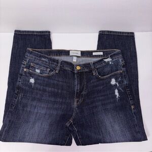 Frame Women's Le Garcon Crop Jeans  Mid Rise Straight  Size 30 LGJC6540